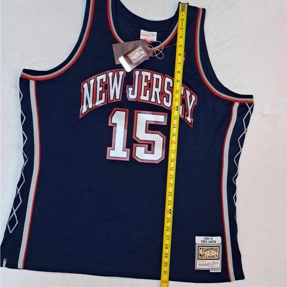 Vince Carter New Jersey Nets 2006-07 Navy Blue Swingman Jersey